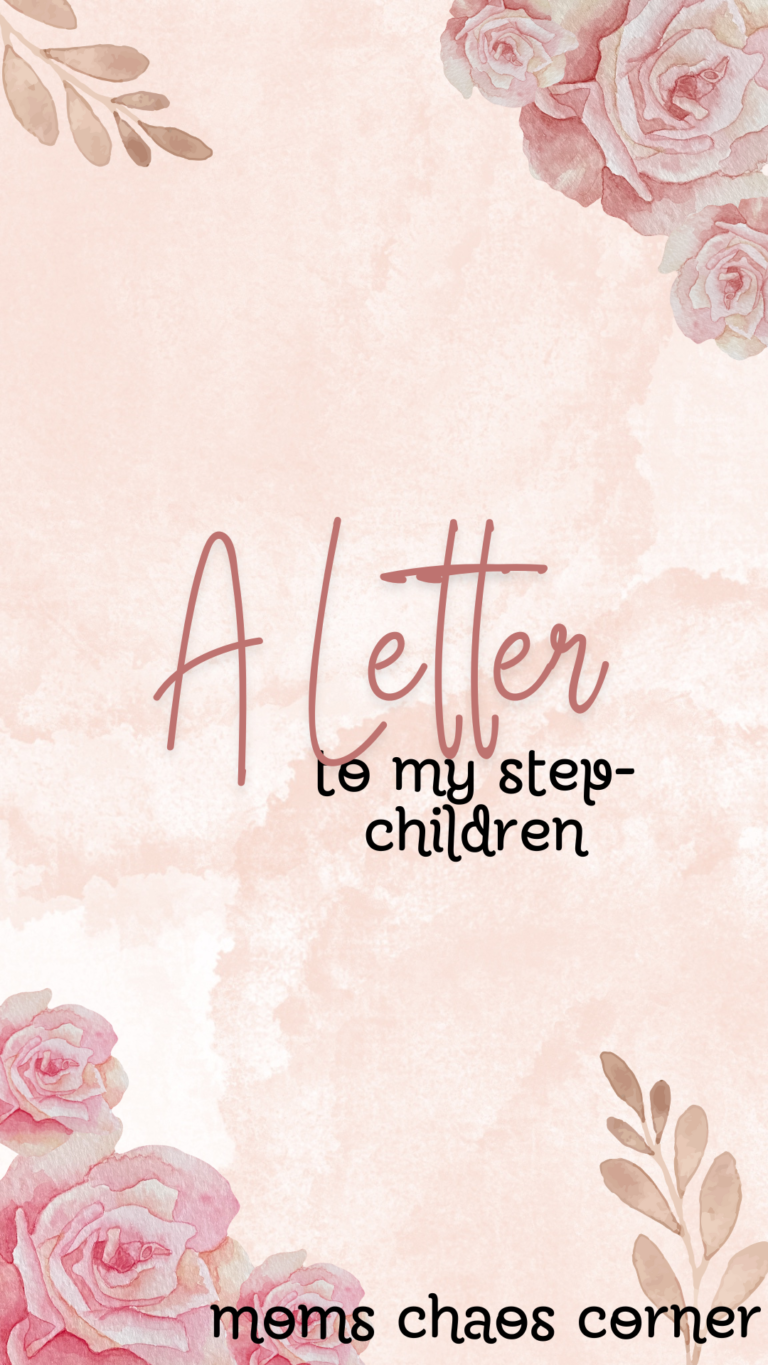 letter to step kids